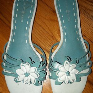 Kelly & Katie Two Tone Blue Sandals